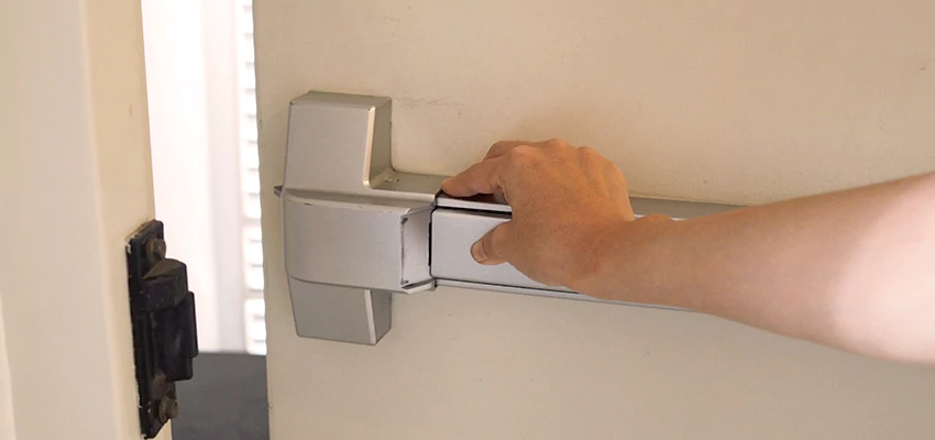 Roller Gate Panic Bar Installation in El Rio, California